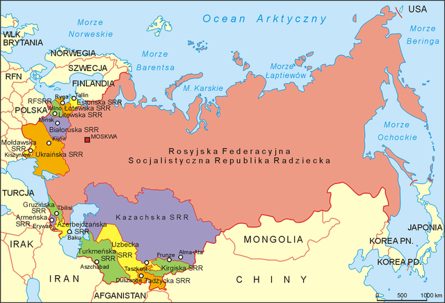 Rozpad ZSRR i jego konsekwencje dla pozycji Federacji Rosyjskiej